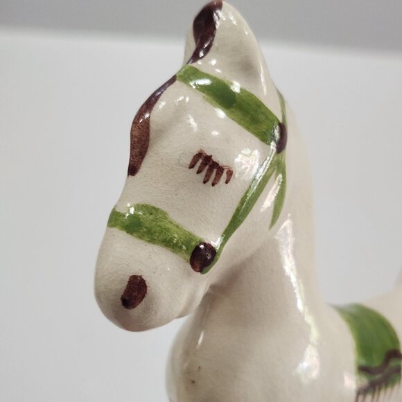 Vintage 1940s Rio Hondo Pottery Horse Figurines Set of 2 - Picture 7 of 11